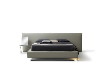 Tissu de velours d'ameublement de luxe Lit Designer Chambre à coucher Lits Textile Cuir Hôtel nouveau