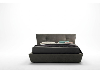 Designer Lit Lits Chambre Cuir Textile Hôtel Luxe Velours Rembourrage