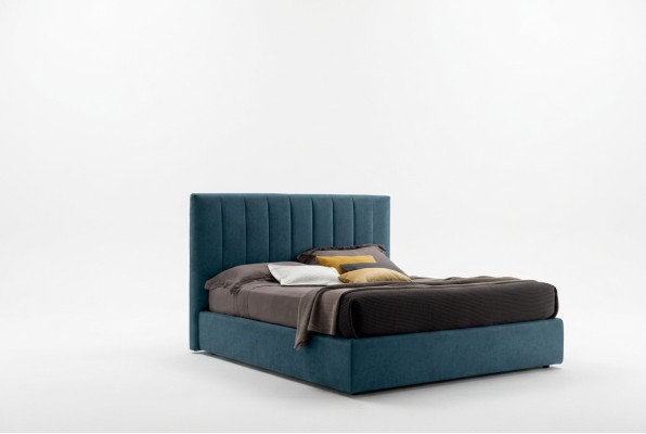 Designer Bed Chambre Lits Textile Hôtel de Luxe Tissu Rembourrage Siège Italie