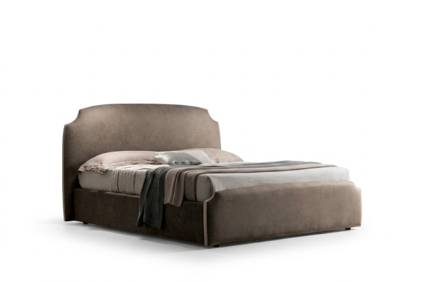 Chambre double de luxe en textile 200x200 Lit Lit rembourré Italie Meubles