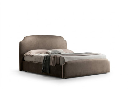 Chambre double de luxe en textile 200x200 Lit Lit rembourré Italie Meubles