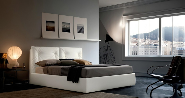 Lits de luxe Chambre à coucher 160 x 200 cm Lit en textile Double Hotel