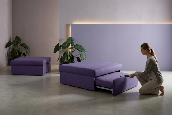 Tabouret Design Rembourrage Repose-pieds Ottoman Siège Textile Chaise Club Lounge Pufa