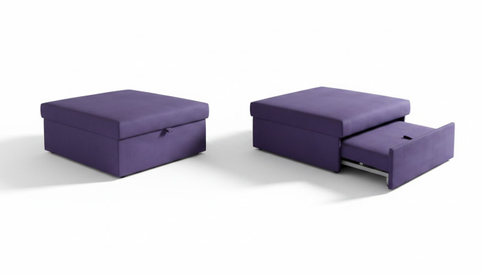 Tabouret Design Rembourrage Repose-pieds Ottoman Siège Textile Chaise Club Lounge Pufa