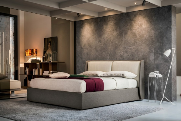 Textile de lit Rembourrage Chambre 180x200 Conception Lit double Lit en cuir Lits neufs
