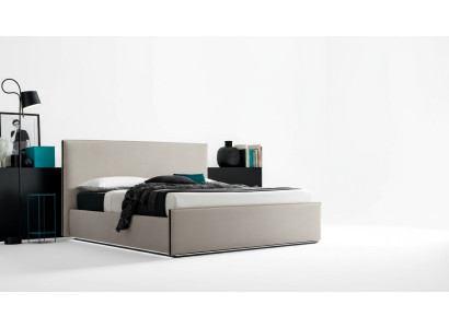 Design de meubles italiens lit chambre lits cuir hôtel de luxe rembourrage nouveau
