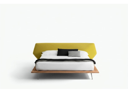 Conception Lit Rembourrage Luxe Double Lits Hôtel Mariage 180x200cm Chambre de Sommeil Textile