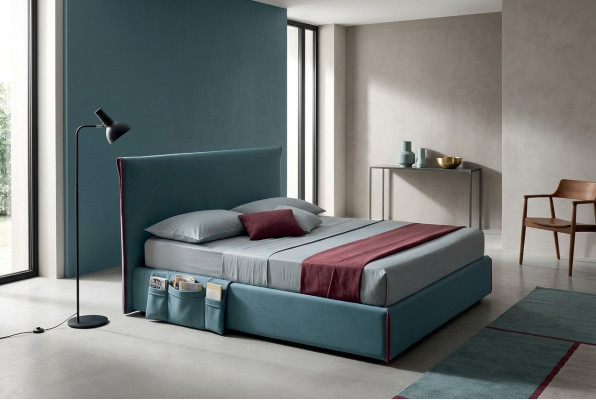 Meubles d'hôtel design Italie Meubles Lits de luxe Lit double 180x200 cm Style moderne