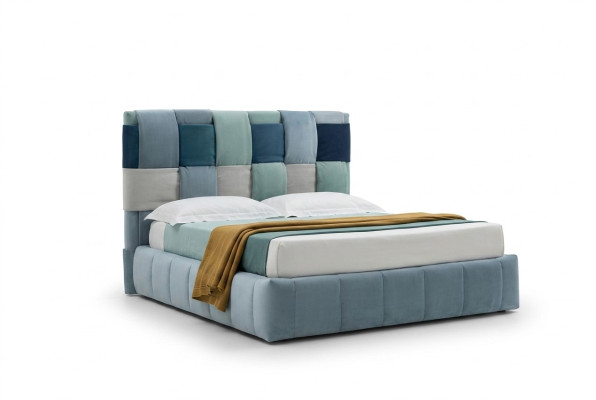 Lits de luxe modernes en tissu d'ameublement de haute qualité Lit de chambre italienne Meubles