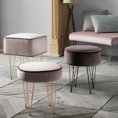Tabouret Tabouret Pouf Repose-pieds Repose-pieds Rond Tabouret Tabouret rembourré nouveau