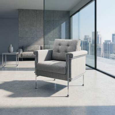 Fauteuil de club relaxant design Lounge Sofa 1 place Fauteuil TV Tissu de canapé Rembourrage