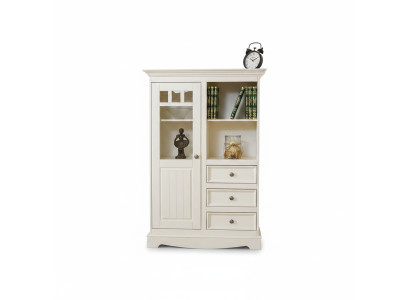 Maison de campagne Commode Armoire Étagères en bois massif Armoire haute Étagère Livres Bar Armoires