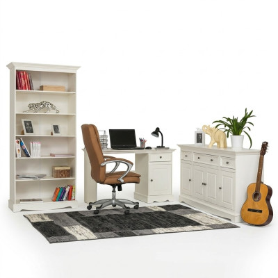 Ensemble de bureau 3 pièces. Meubles Bureau Table Commode Armoire Étagère Complet