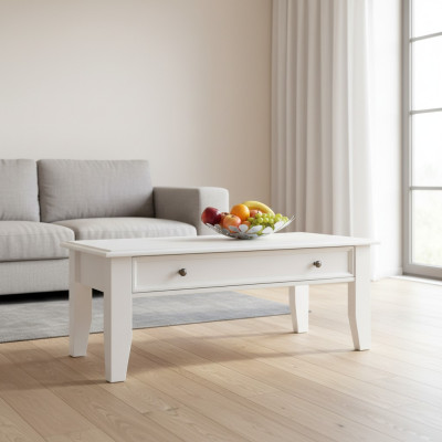 Maison de campagne Salon Table Table basse Artisanat Bois massif Canapé Tables d'appoint