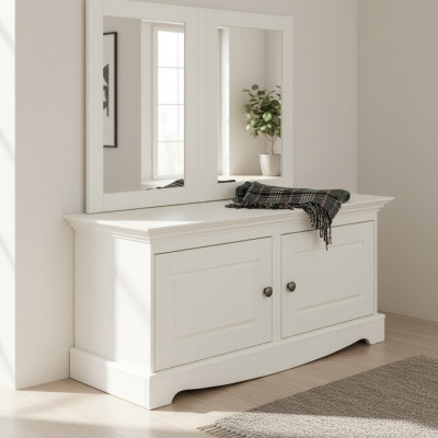 Meuble à chaussures Armoires de style campagnard Vestiaire Meuble d'entrée Bois Armoire à chaussures en bois nouveau