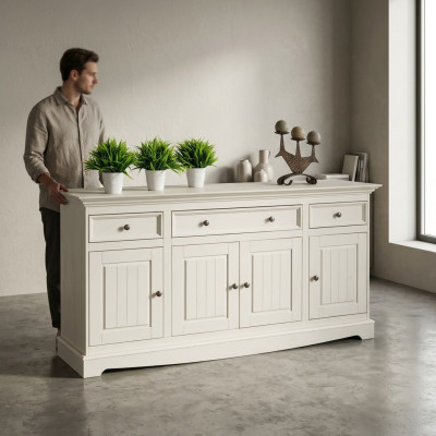 Designer Maison de campagne Commode Buffet Armoire Étagère Bois Luxueux Commodes Buffet