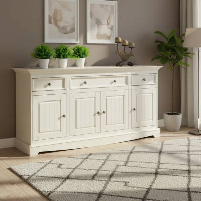 Designer Maison de campagne Commode Buffet Armoire Étagère Bois Luxueux Commodes Buffet