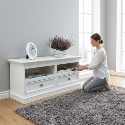 Landhfrom Meuble TV Lowboard Armoires Buffet TV Meuble TV Buffet TV Commode Nouveau