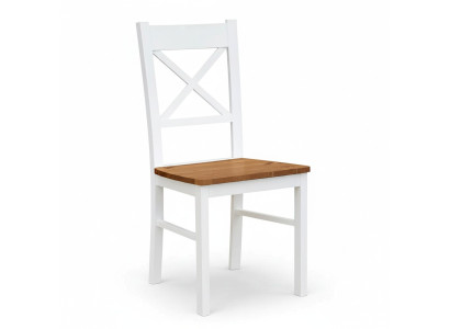 Landhfrom Sessel Stuhl 1x Esszimmer Echtholz Lounge Sitz Sessel Holz neu