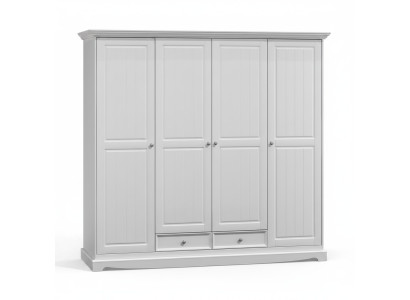 Armoires Armoire murale en bois classique Maison de campagne Blanche neuve