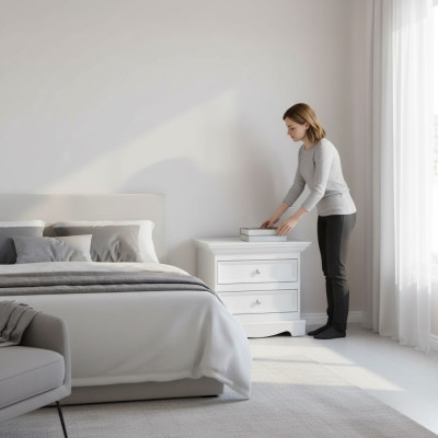 Landhfrom = Chevets  Bedside table = Table de chevet  Tables = Tables  Consoles = Consoles  Tables = Tables  Wood = Bois  Chest of drawers = Commode  Side table = Table d'appoint  Classic = Classique