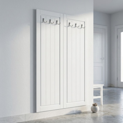 Porte-manteau mural Porte-manteau sur pied Porte-manteau Couloir Crochets en bois Penderie Maison de campagne