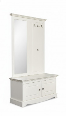 Ensemble de garde-robe Armoire à chaussures Ensemble de garde-robe Complet Miroir sur pied en 2 pièces.