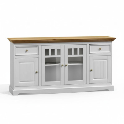 Vitrine de cuisine buffet campagnard étagère commode armoire buffet vitrine neuf