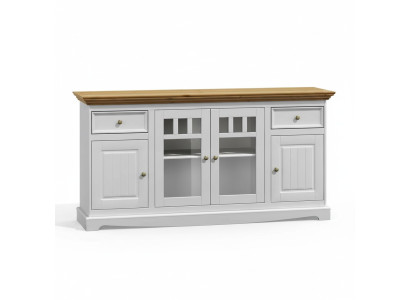 Vitrine de cuisine buffet campagnard étagère commode armoire buffet vitrine neuf