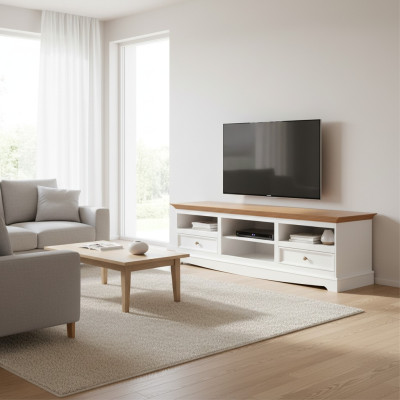 Meuble de style classique Commode en bois Armoire Meuble TV Commodes Buffet TV Meuble bas