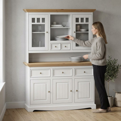 Salle à manger classique Armoire Vaisselier Vitrine Vitrines Buffets