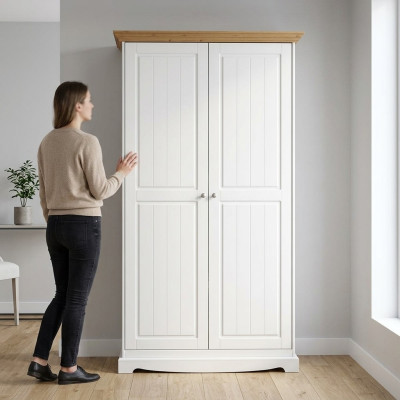 Placard Chambre à coucher Armoire Design Armoires de luxe Étagère en bois massif nouvel