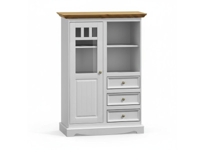 Commode Étagère Bois Armoire Armoires Blanc Buffet Maison de campagne Commode Buffet
