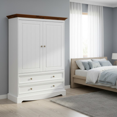 Étagère de garde-robe polyvalente Armoire de rangement Armoires à vêtements Portemanteau