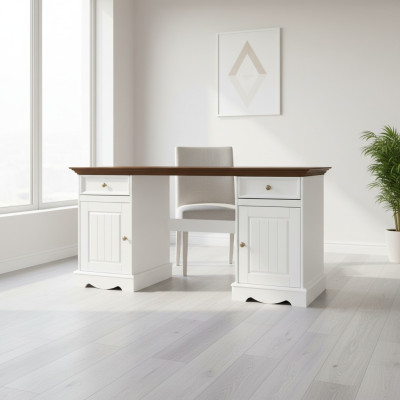 Conception de bureau mobilier de style Italie Classique Luxe Table de bureau Chaise Maison de campagne