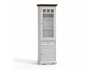 Armoire Commode Vitrine Mobilier de style colonial Buffet Buffet Vitrine Bois neuf