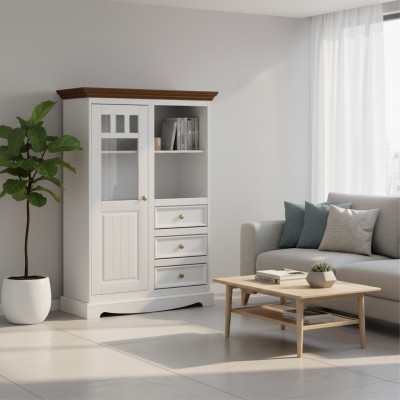 Commode armoire meuble de salon en bois design classique commode commodes