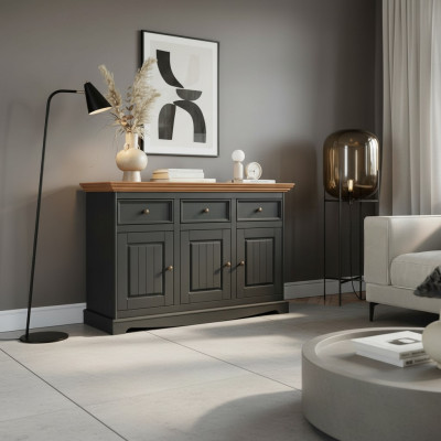 Tiroirs de designer Armoire Bois Brillant de Luxe Armoire Étagère nouveau Commode