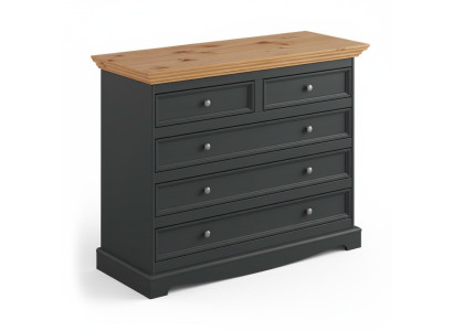 Commode Commode de luxe Style campagnard Mobilier Tapisserie Console en bois Tableau noir