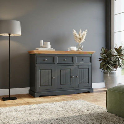 Design commode Meuble en bois Armoire Vitrine classique Buffet Bar Bahut