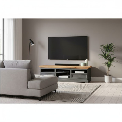 Buffet télé 167cm Armoire de télévision Buffet bas Commode Buffet Cabinet de salon nouveau