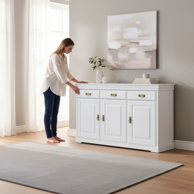 Bahut Armoire Étagère Design de Luxe pour Salon Bahut Campagnard Commode
