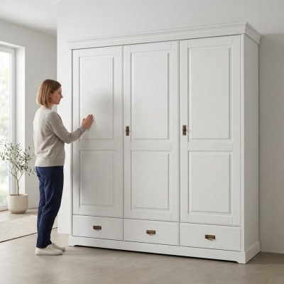 Armoire étagères polyvalentes Armoire Étagère Rangement Portemanteau Mobilier neuf