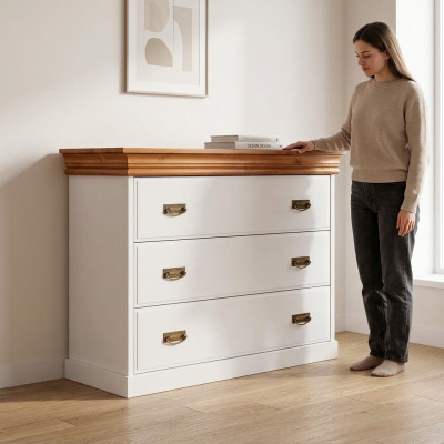 Commode classique Commodes à tiroirs Armoire Buffet Armoires en bois Étagère nouvelle