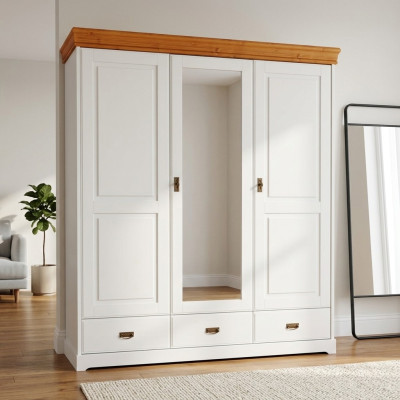 Armoire de designer Armoire à vêtements laquée Meubles de salle de séjour en bois nouveaux vêtements