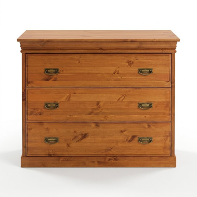 Commode avec 3 tiroirs Buffet Buffet en bois Armoire Commodes Marron neufs