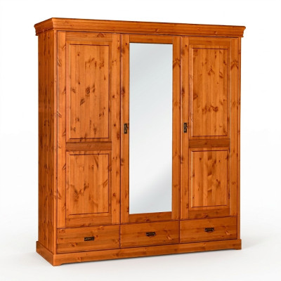 Armoire Armoire en bois Mobilier de chambre Étagère Penderies Vêtements Armoire xxl
