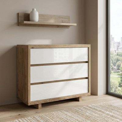 Étagère armoire de luxe, design abstrait salon commode buffet bas.