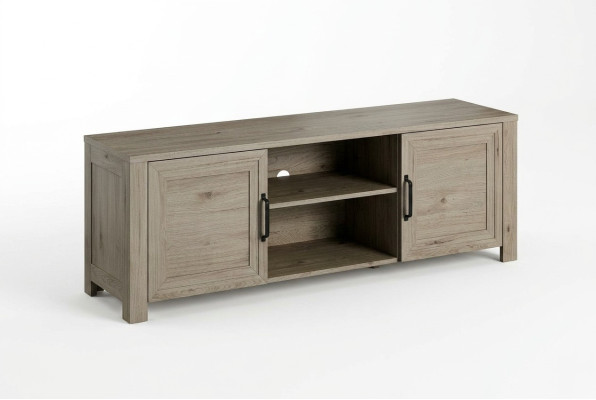 Salle de séjour Armoire TV en bois Hôtel Luxe Buffet TV Meuble bas Gigantesque Armoire Table neuve