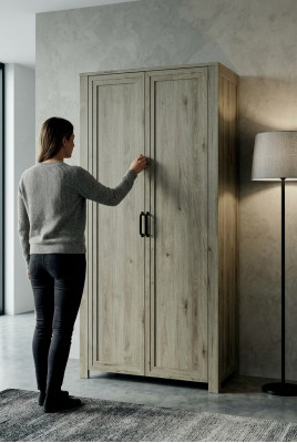 Chambre Classique ou Moderne Garde-robe Salon en Bois Porte-manteau